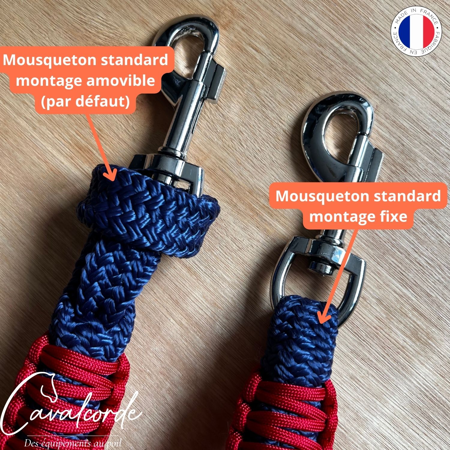 Longe de 2m tressage décoratif rond – Image 3
