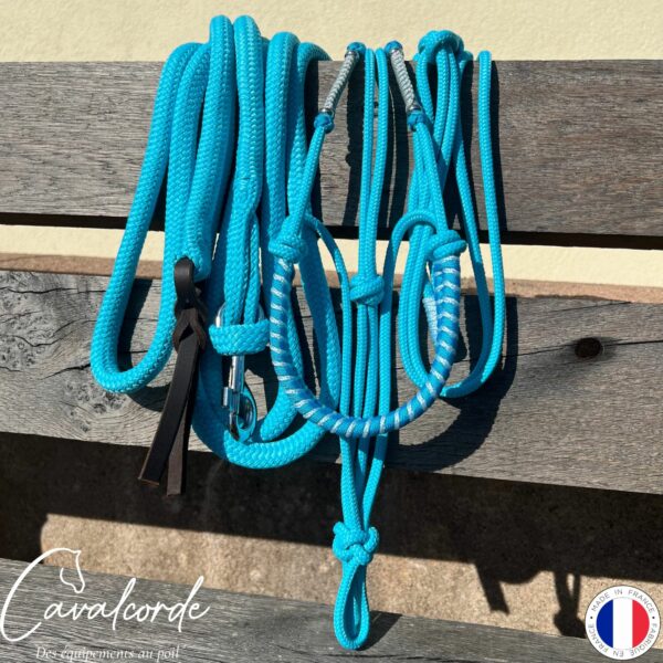 Ensemble licol et longe turquoise et bleu océan – Image 2